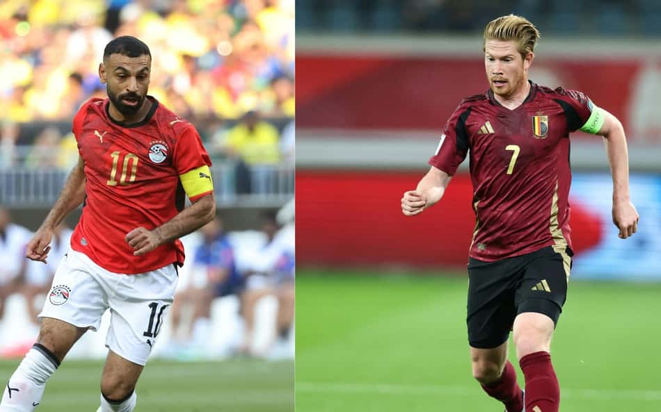 Mohamed Salah e Kevin De Bruyne reacendem rivalidade histórica na Copa do Mundo