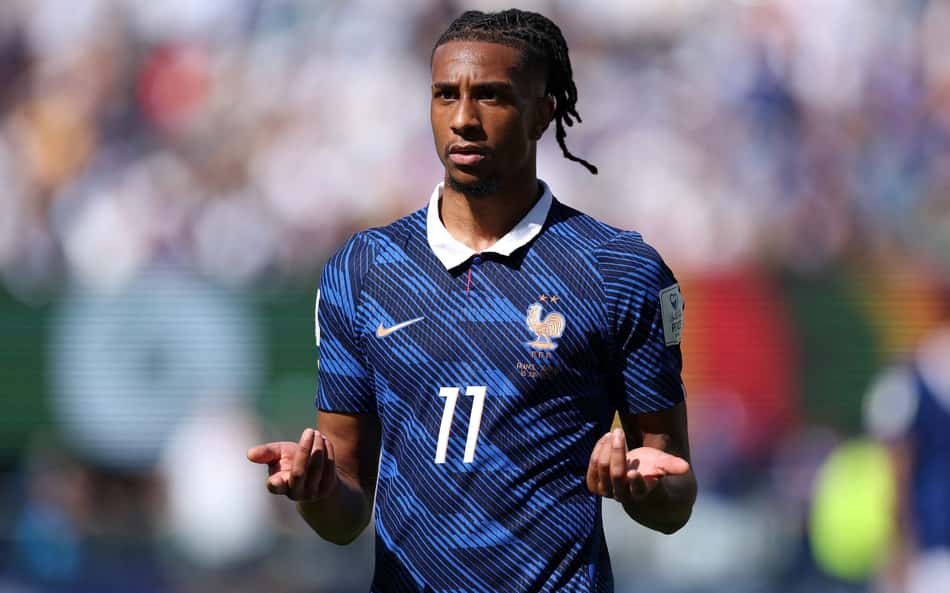 Olise em ação pela França na Copa do Mundo (Foto: Dan Mullan / GETTY IMAGES NORTH AMERICA / Getty Images via AFP)