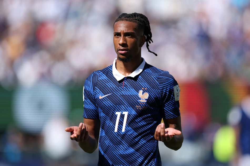 Olise em ação pela França na Copa do Mundo (Foto: Dan Mullan / GETTY IMAGES NORTH AMERICA / Getty Images via AFP)