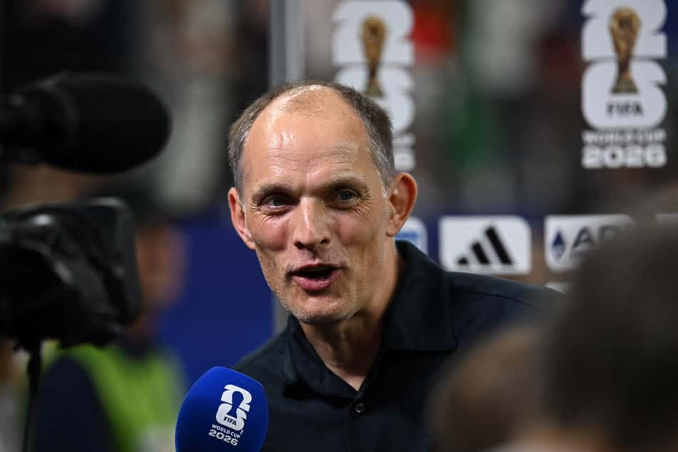 Thomas Tuchel concede entrevista após vitória da Inglaterra sobre a Croácia pela Copa do Mundo (Foto: Paul ELLIS / AFP)