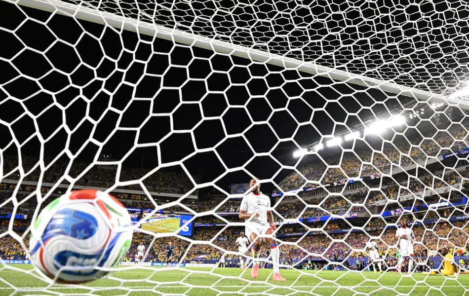 Vini Jr. marcou o terceiro gol do Brasil sobre o Haiti.