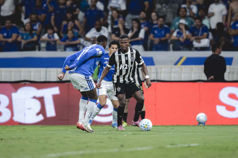 Alan Minda em Cruzeiro x Atlético ((Foto: Pedro Souza / Atlético)