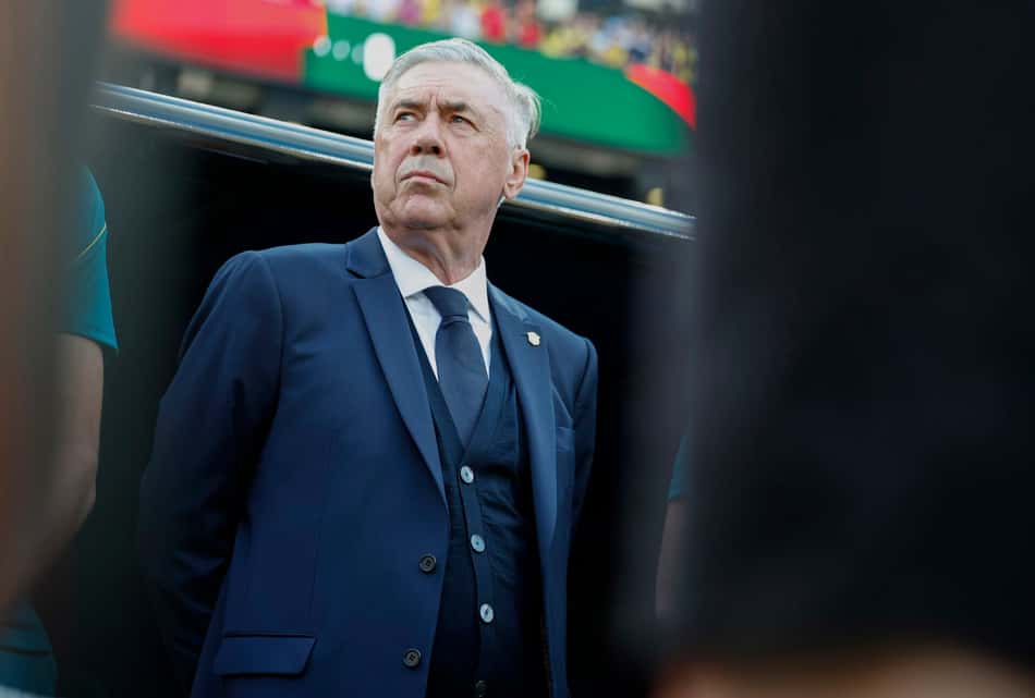 Ancelotti antes de Brasil x Marrocos pela Copa do Mundo (Foto: Rafael Ribeiro / CBF)