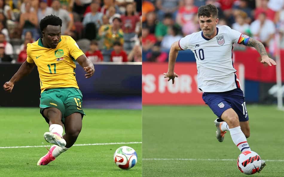 Jogo entre Estados Unidos e Austrália vale vaga no mata-mata da Copa