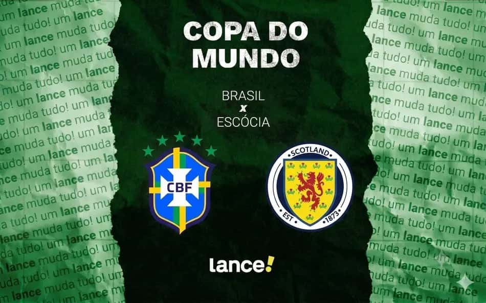 Escócia x Brasil: onde assistir, horário e escalações do jogo da Copa do Mundo