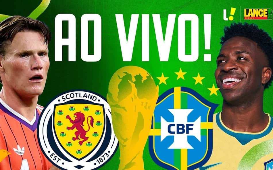 AO VIVO: Assista ao duelo entre Brasil e Escócia com o Lance!TV