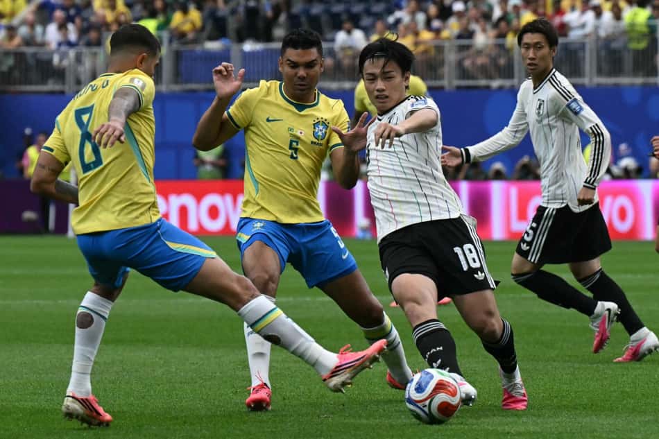 Brasil x Japão em confronto da segunda fase da Copa do Mundo
