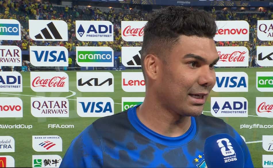 Web dispara críticas a Casemiro por desempenho em jogo de Brasil x Japão (Foto: Reprodução)