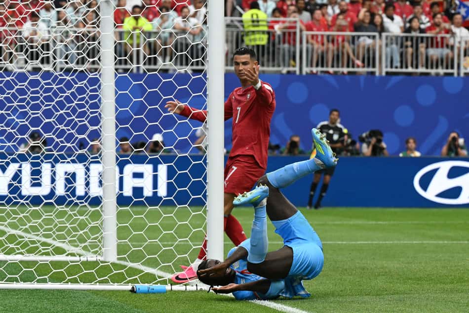 Cristiano Ronaldo não conseguiu marcar contra RD Congo na Copa do Mundo
