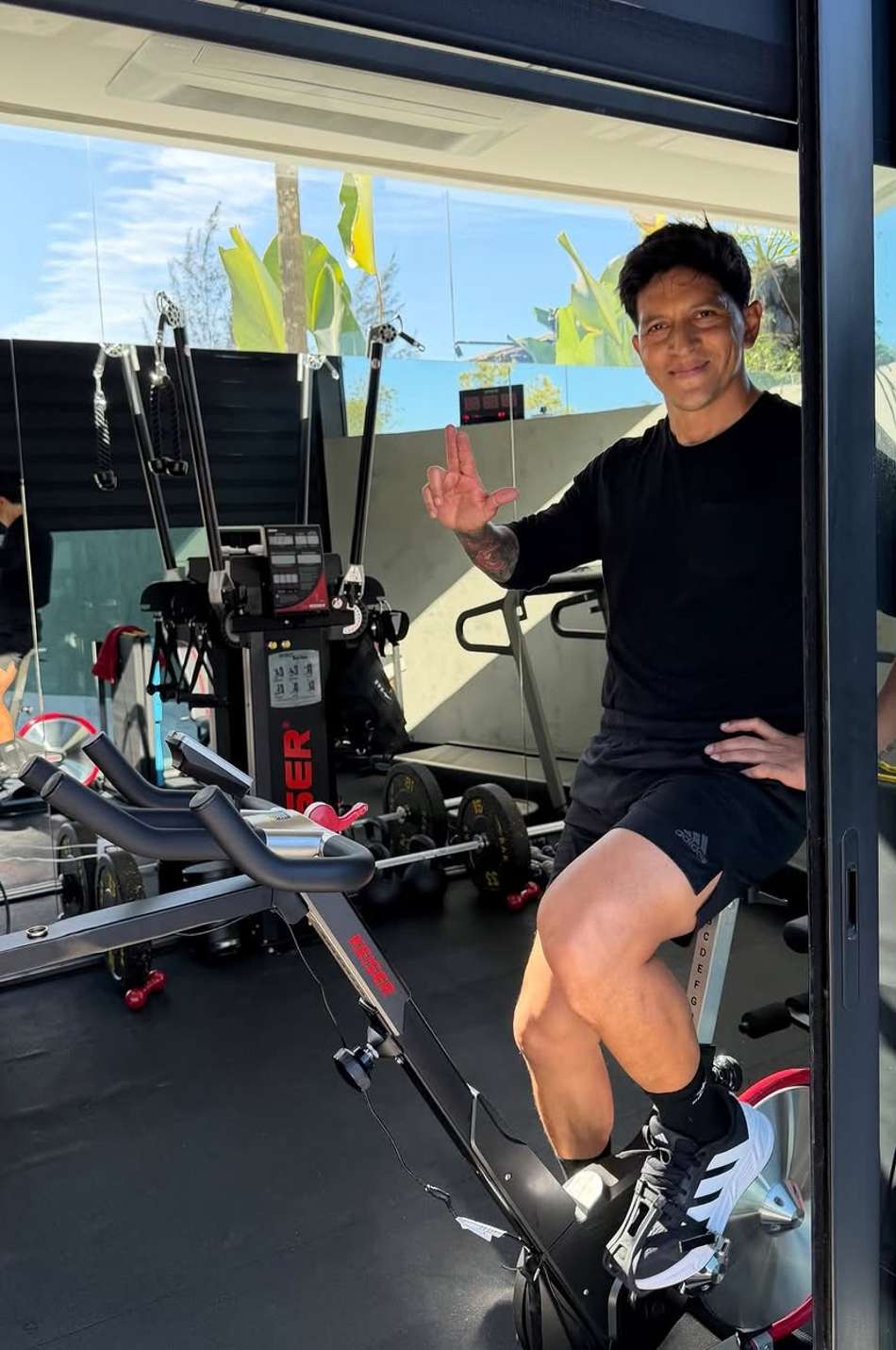 Cano treinando nas férias do Fluminense (Foto: Divulgação)