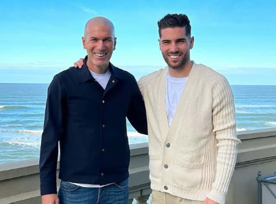 Luca Zidane e Zinedine Zidane (Foto: Reprodução/Instagram)