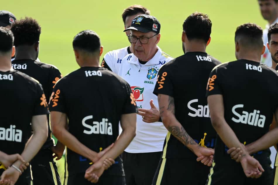 Carlo Ancelotti confirma mudanças na Seleção Brasileira para enfrentar o Haiti