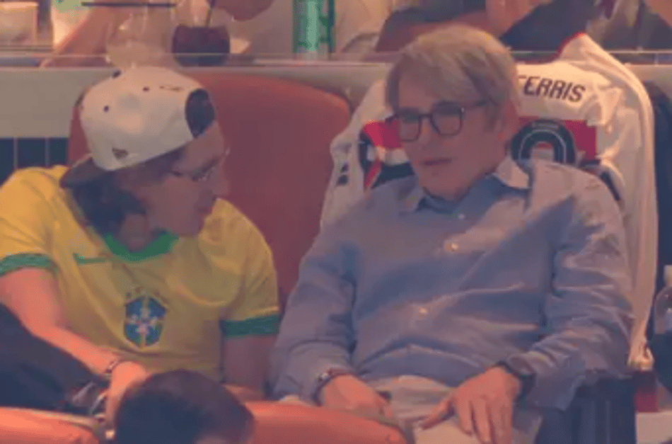 Matthew Broderick assiste ao jogo do Brasil contra a Escócia no Hard Rock Stadium, em Miami