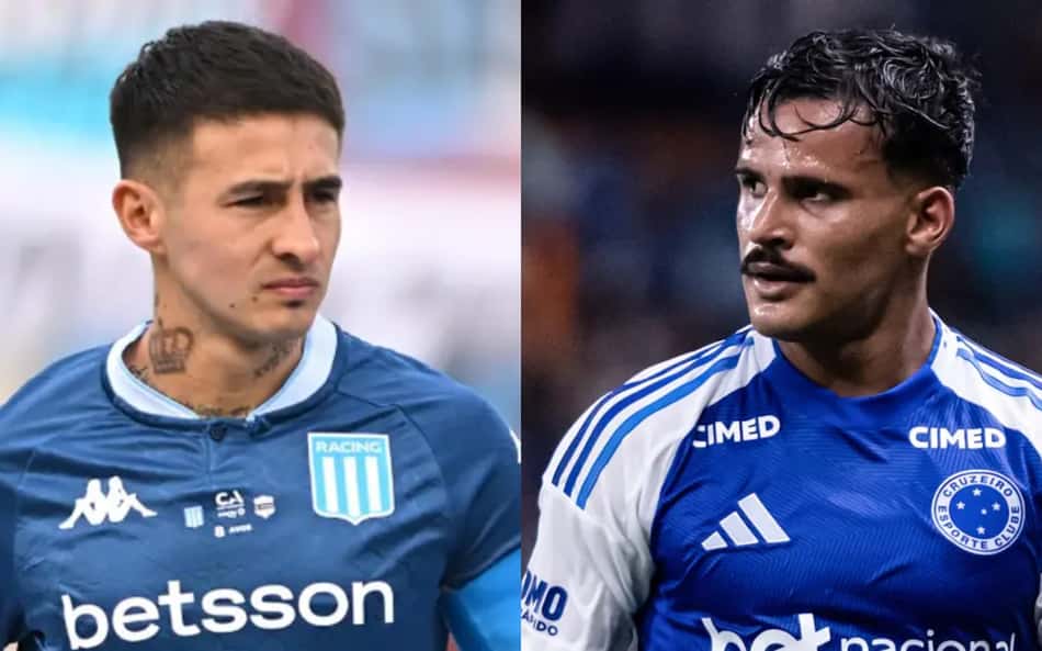 Rojas e Kaiki (Foto: Reprodução/ Divulgação Cruzeiro)