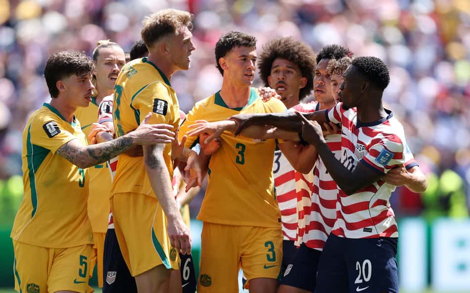 EUA x Austrália pela Copa do Mundo de 2026 (Foto: Jamie Squire / GETTY IMAGES NORTH AMERICA / Getty Images via AFP)