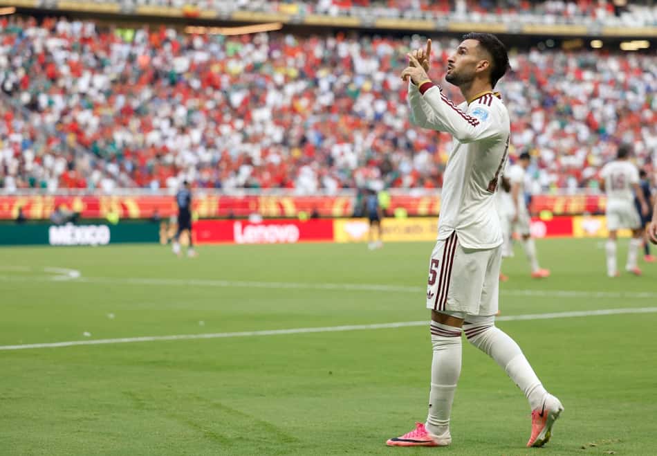 Meio campista da Espanha, Alex Baena autor do gol da vitória espanhola em cima do Uruguai na Copa do Mundo. (Foto: Ulises RUIZ / AFP)