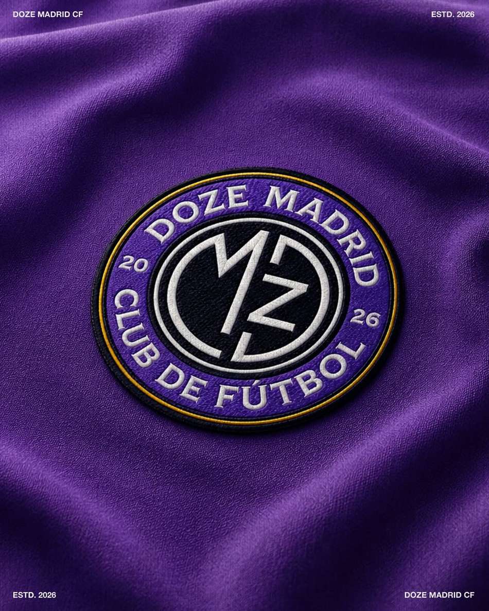Escudo do Doze Madrid Club de Fútbol, clube fundado por Marcelo (Foto:Reprodução/Instagram)
