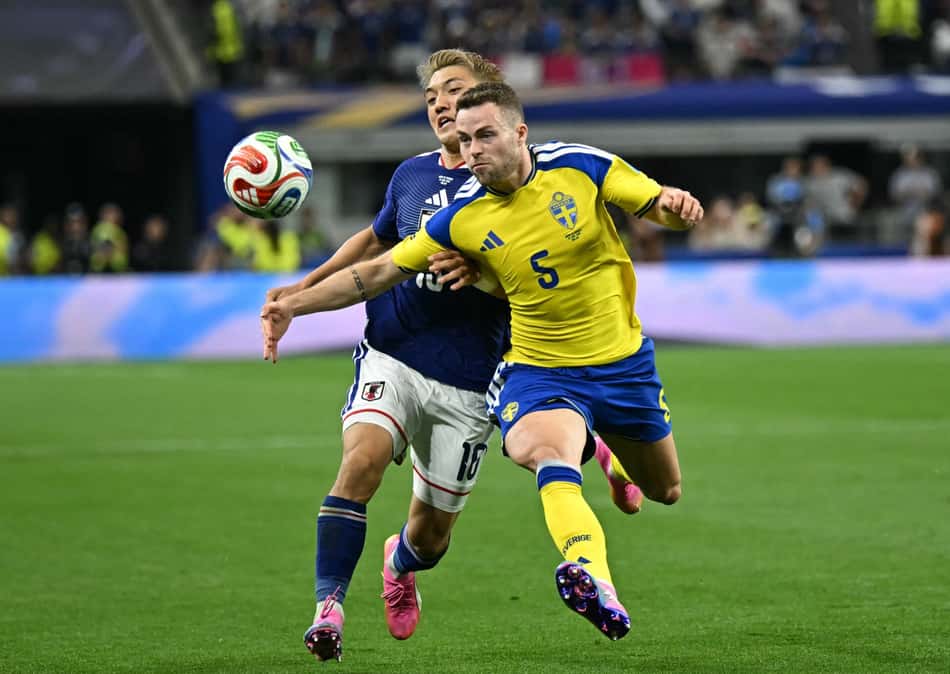 Jogadores de Japão e Suécia em duvidida na Copa do Mundo