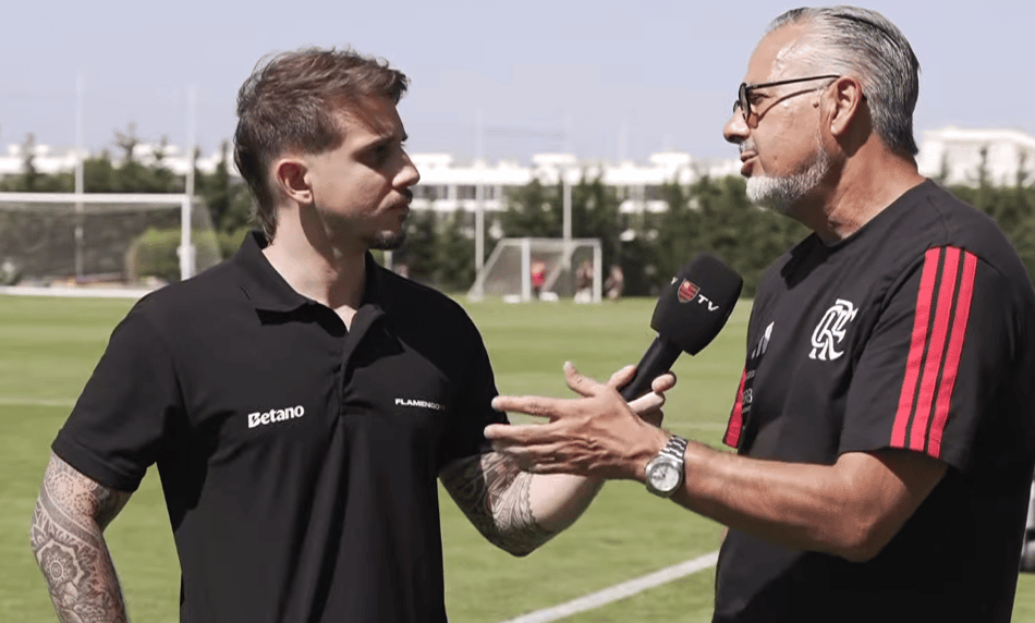 José Boto, diretor de futebol do Flamengo, em entrevista à FlamengoTV em Portugal