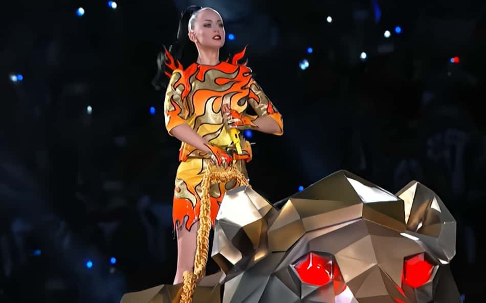 Katy perry em show do Super Bowl