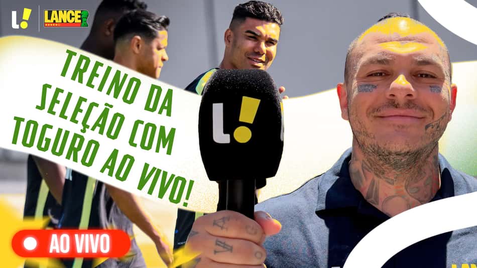 Lance!TV transmite o treino da Seleção Brasileira nesta quarta-feira (17) (Foto: Arte/Lance!)