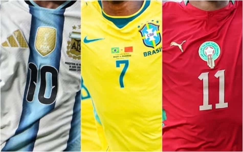 Veja qual marca domina os uniformes das seleções na Copa do Mundo