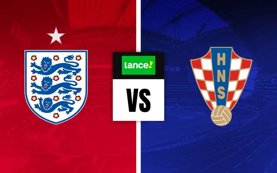 Escudos de Inglaterra e Croácia para Palpites na Copa do Mundo