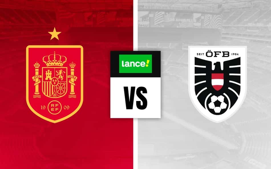 Escudos de Espanha e Áustria para Palpites na Copa do Mundo