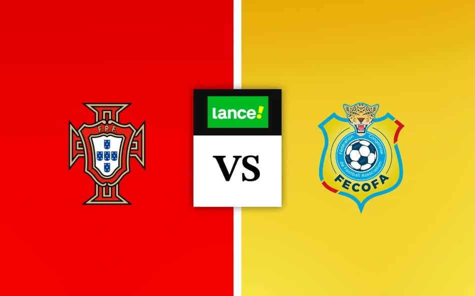 Escudos de Portugal e RD Congo para Palpites da Copa do Mundo