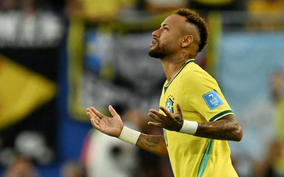 Neymar entra em campo pela primeira vez na Copa do Mundo 2026 no jogo entre Brasil e Escócia