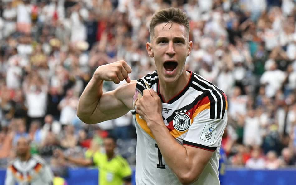 Nico Schlotterbeck marcou o segundo gol da Alemanha x Curaçao