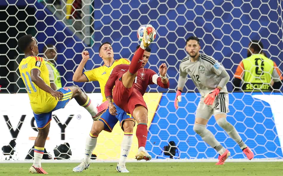 Portugal e Colômbia na Copa do Mundo