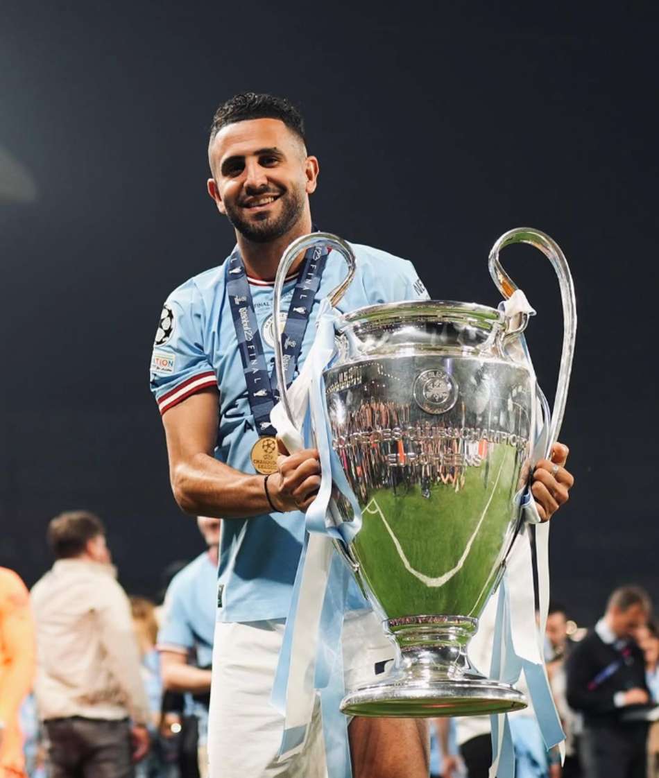 Riyad Mahrez Champions League (Foto: Divulgação/Instagram)