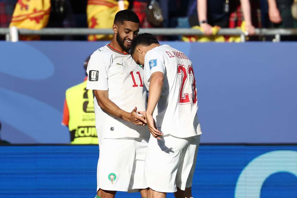 Saibari, do Marrocos, marca o gol mais rápido da Copa do Mundo (Foto: FRANCK FIFE / AFP)