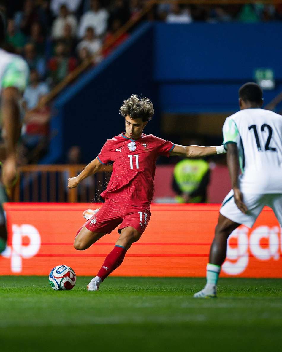 João Felix durante preparação de Portugal para a Copa do Mundo. (Foto: Dovulgação/ Instagram)