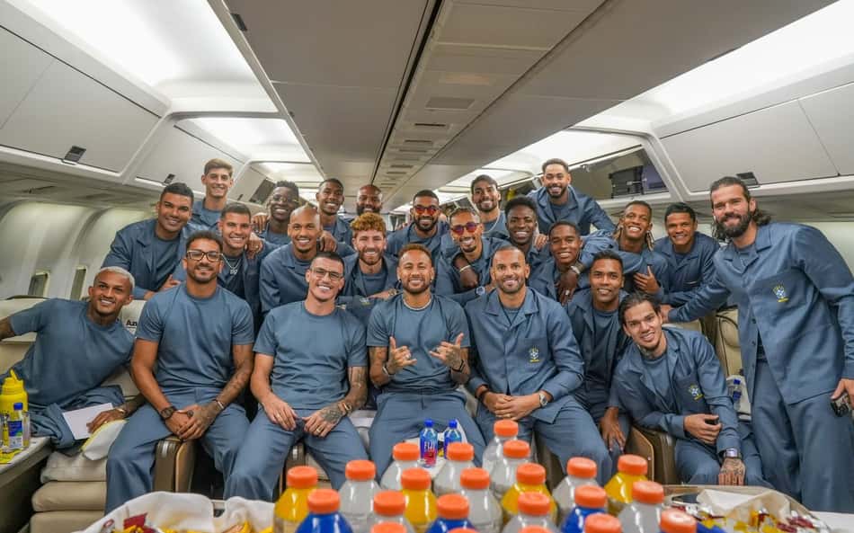 Seleção Brasileira desembarca nos Estados Unidos
