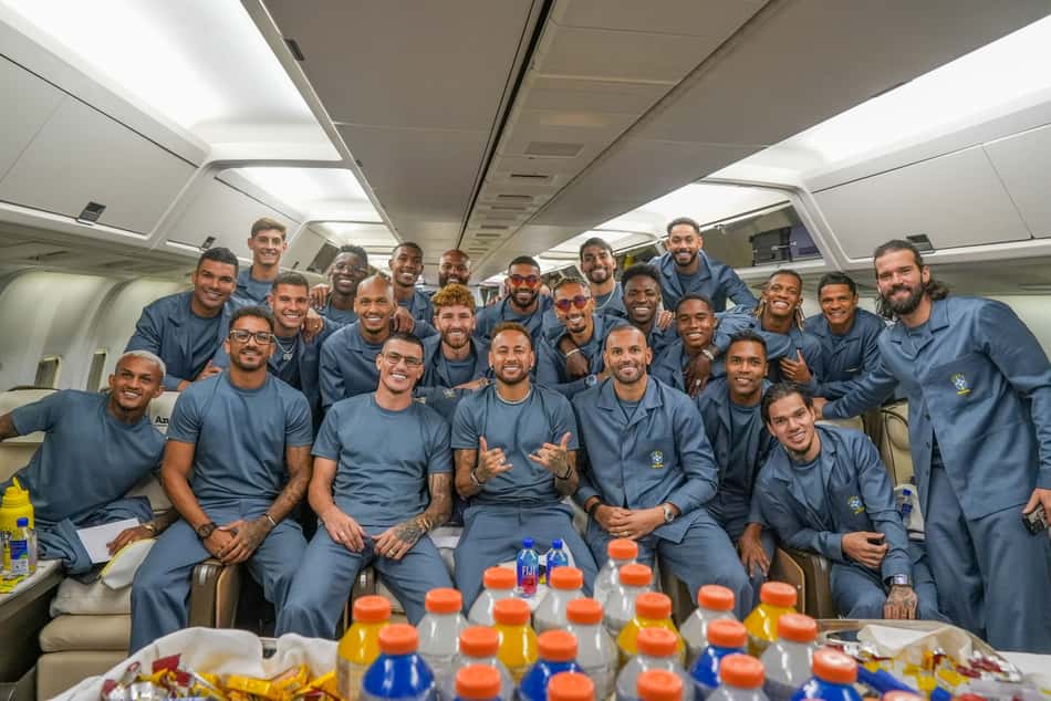 Seleção Brasileira desembarca nos Estados Unidos