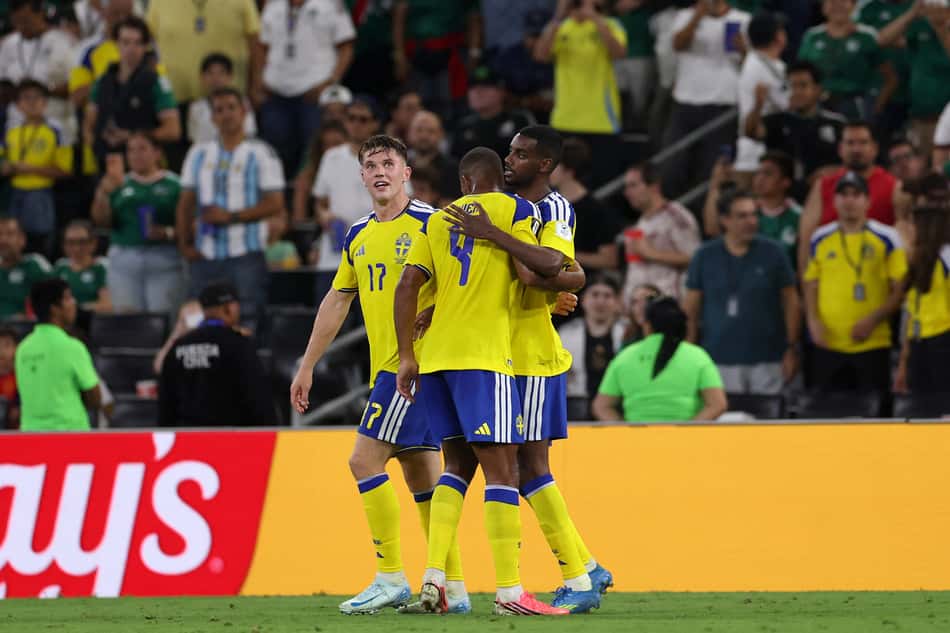 A Suécia venceu a Tunísia por 3 a 1 na Copa do Mundo de 2026 (Foto: Julio Cesar AGUILAR / AFP)