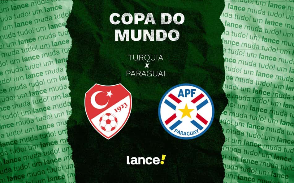 Turquia x Paraguai: onde assistir, horário e escalações do jogo da Copa do Mundo