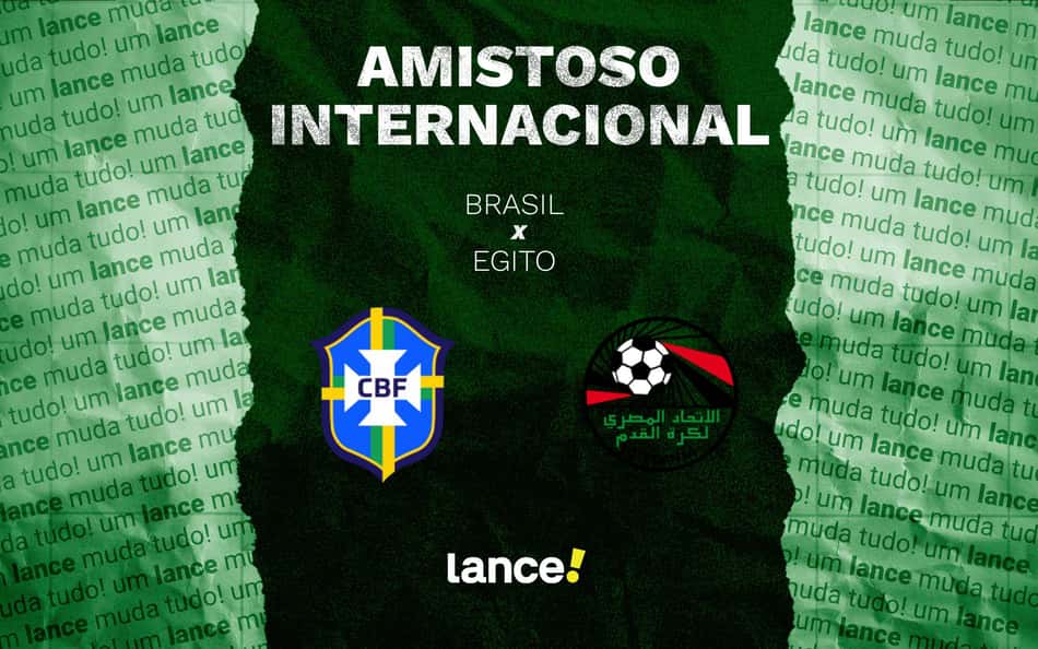 Brasil x Egito: onde assistir e escalações do último amistoso antes da Copa