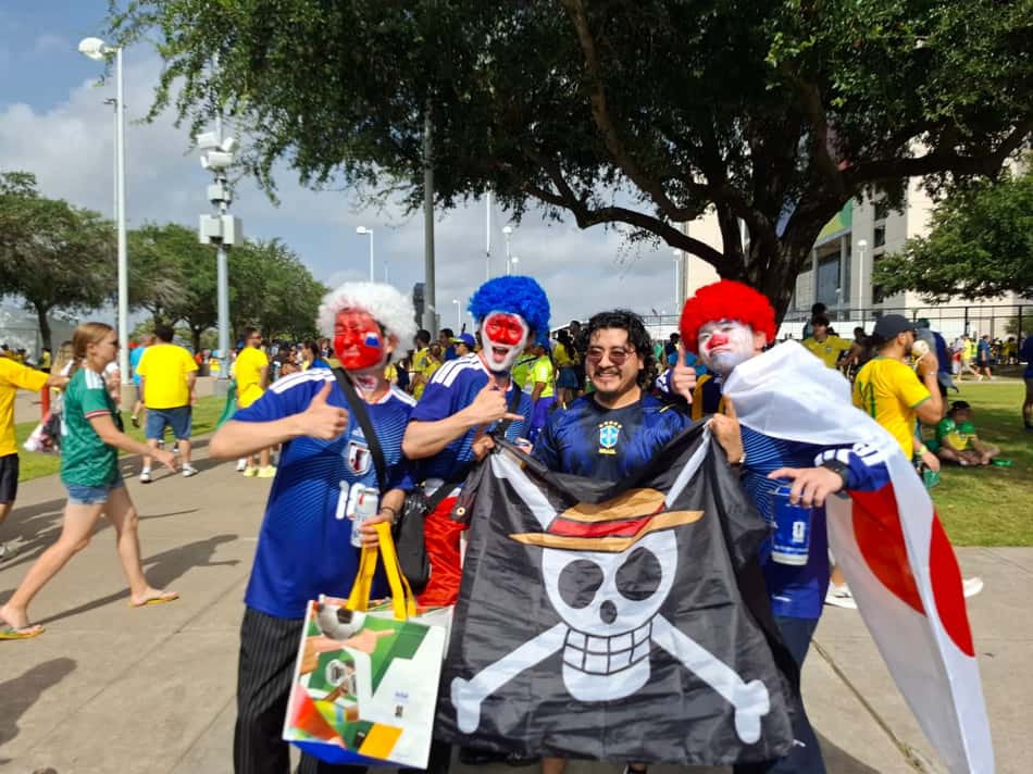 Torcida japonesa também está em bom número em Houston
