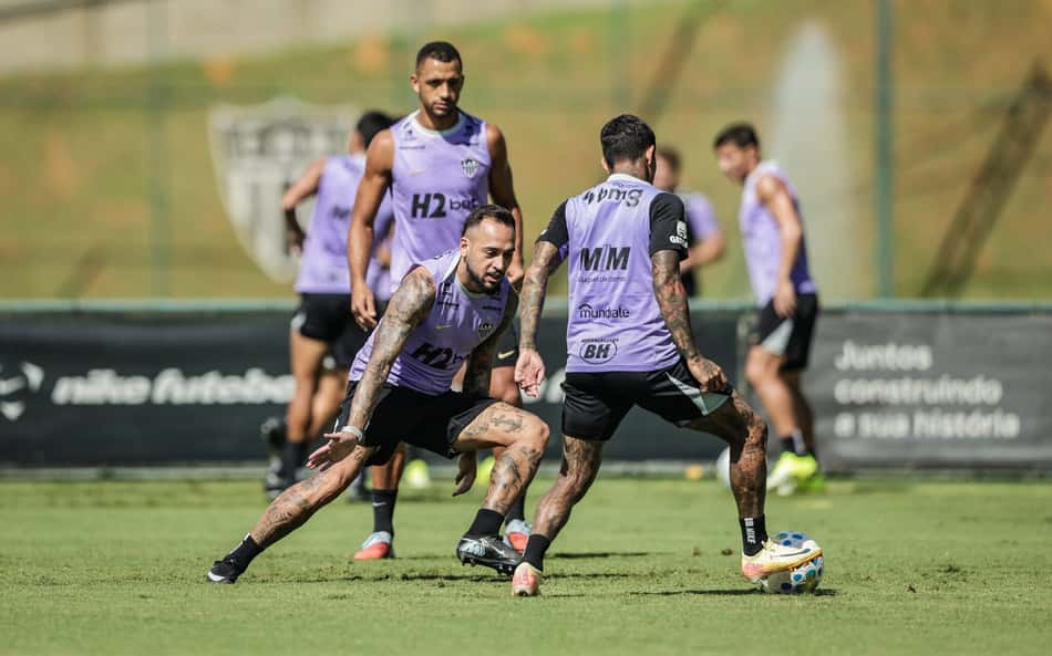 Treinamento preparação para enfrentar o Athletico-PR (Foto: Paulo Henrique França / Atlético