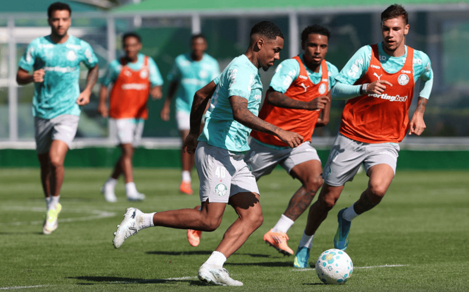Treino do Palmeiras na Academia de Futebol