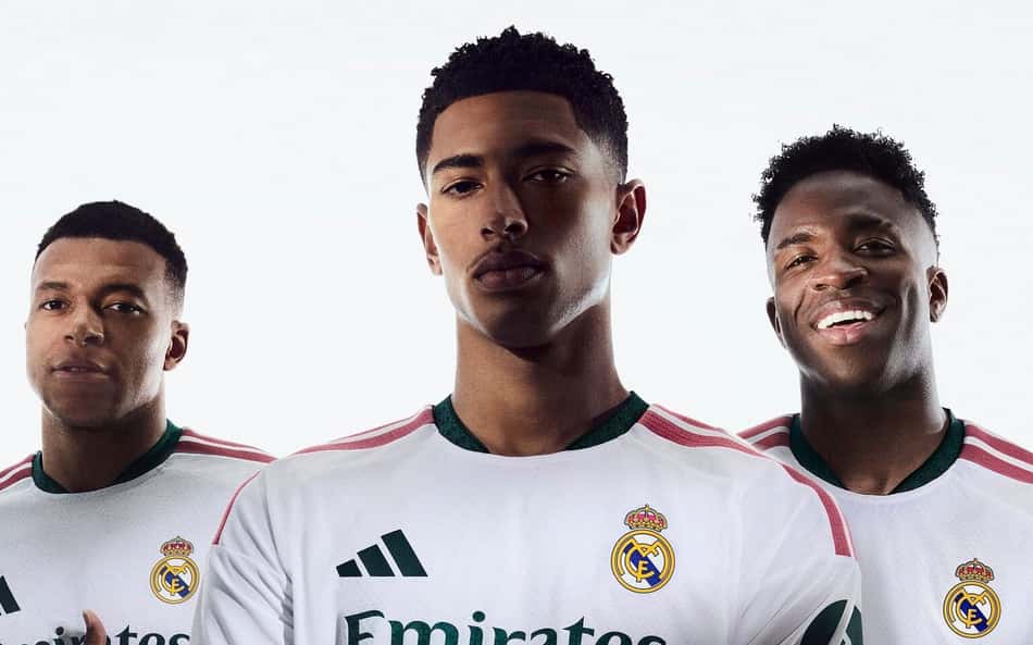 Real Madrid lança novo uniforme com detalhes em rosa e verde; veja fotos 