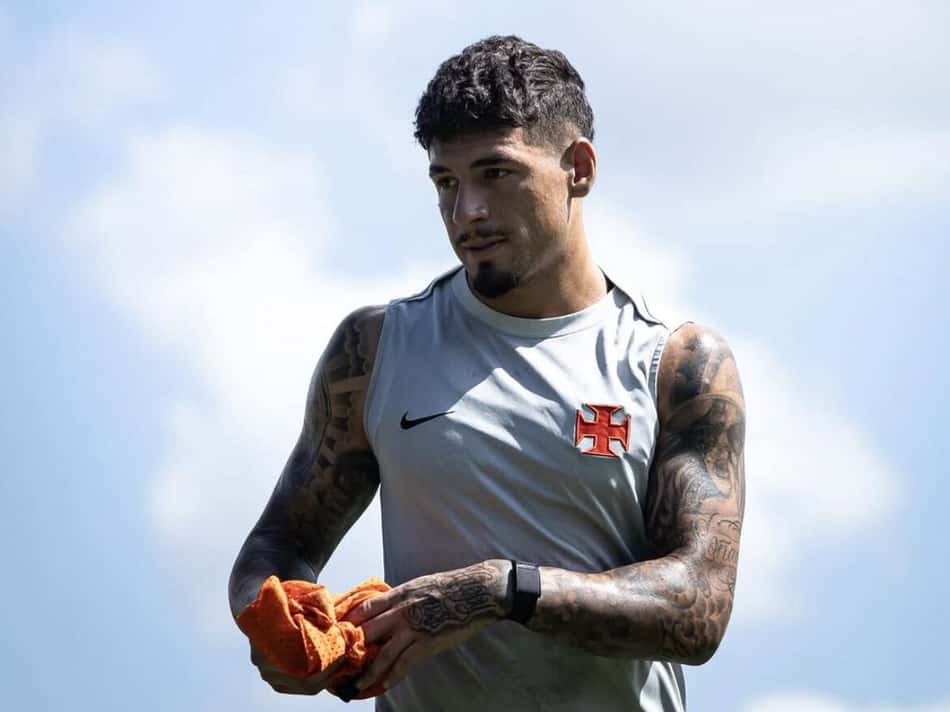 Saldivia em treino do Vasco