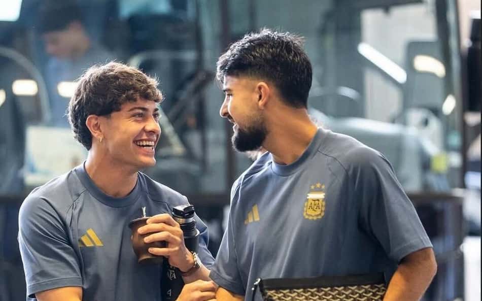 Agustín Giay e Flaco López, do Palmeiras, podem ganhar chance entre os titulares da Argentina (Foto: Reprodução/Instagram)