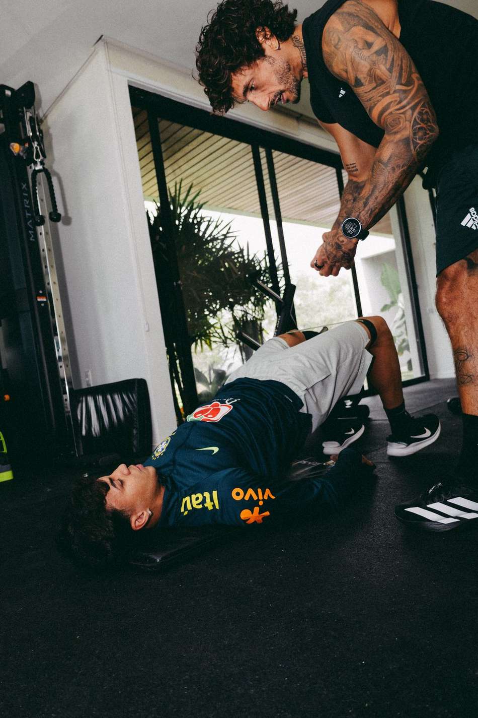 Kaio Jorge treinando nas férias (Foto: Imagem cedida ao Lance!)