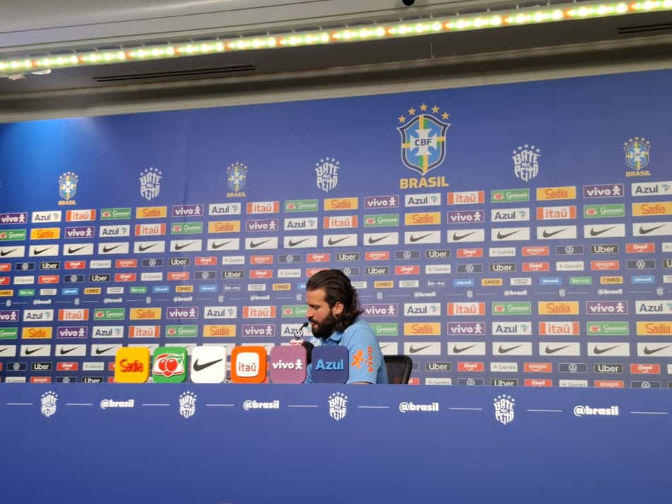 Alisson, goleiro da Seleção Brasileira