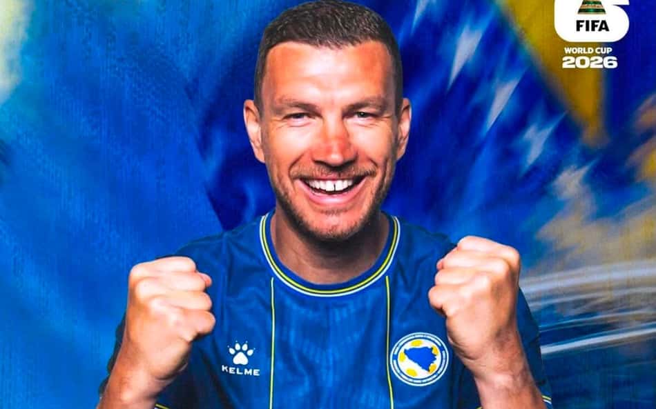 Edin Dzeko disputará Copa do Mundo de 2026. (Foto: Fifa/Divulgação)