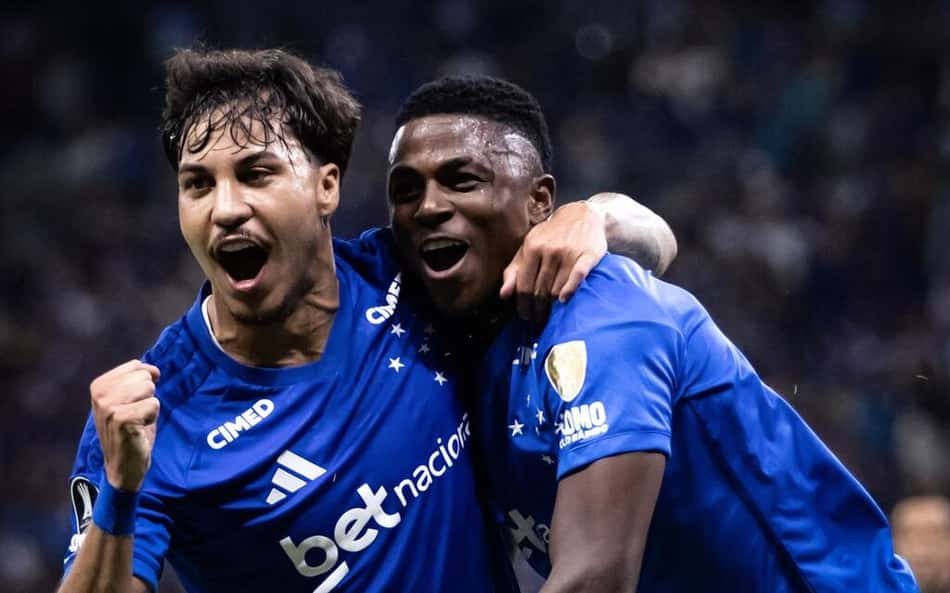 Kaio Jorge e Neyser (Foto: Gustavo Aleixo/Cruzeiro)